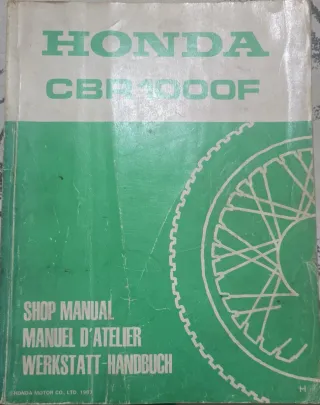 Manual Taller Honda cbr1000f