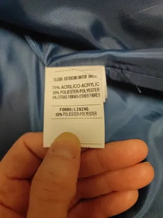 Abrigo Etiem cuadros amarillo sin estrenar