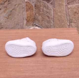 Scarpe neonato Nike bianche