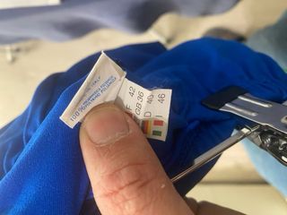 Pantalone Sportivo Arena Vintage Blu/Verde Taglia