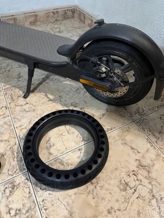 Patinete eléctrico negro