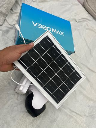 Cámara Seguridad V380 MAX Solar Dual