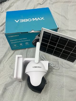 Cámara Seguridad V380 MAX Solar Dual
