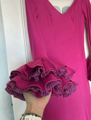 Traje de flamenca buganvilla