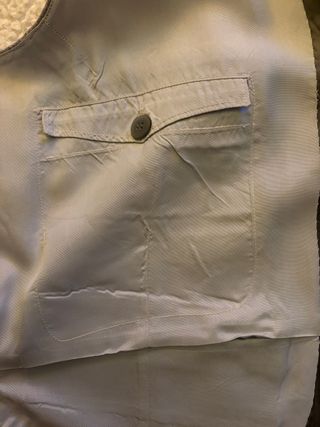 Chaleco de traje gris