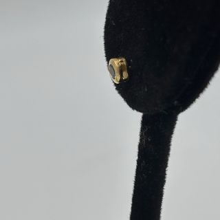 Pendientes de oro 18kt con gema azul