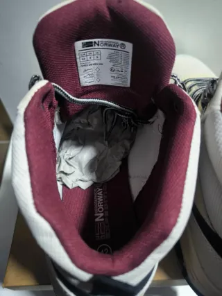 Botas senderismo Geographical Norway beige/blanco