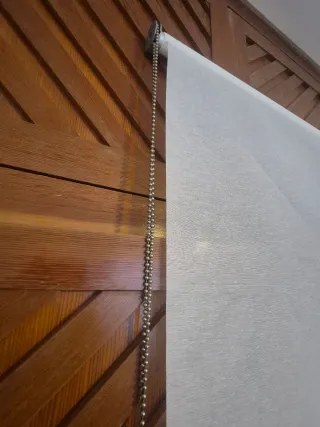 Estor enrollable beige 102x250cm