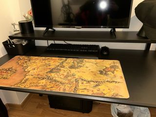 Escritorio Gamer Negro Metal