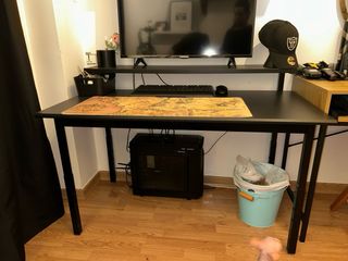 Escritorio Gamer Negro Metal