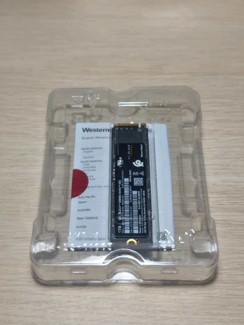 Disco SSD M.2 WD_BLACK SN850X 1TB NVMe Gen4 afbeelding 3