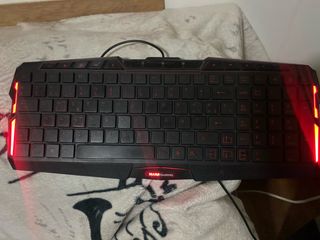 Teclado Mars Gaming RGB Negro/Rojo