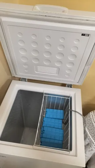 1 Congelador y 2 frigoríficos.