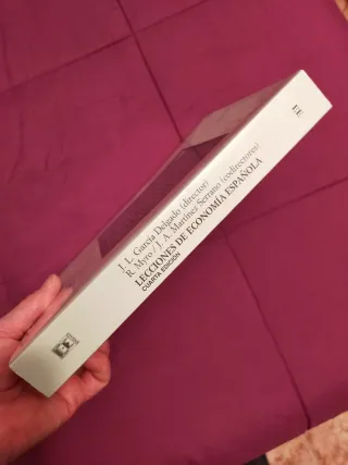 Libro Lecciones de economía española