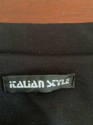 Blazer nero stile italiano tg S