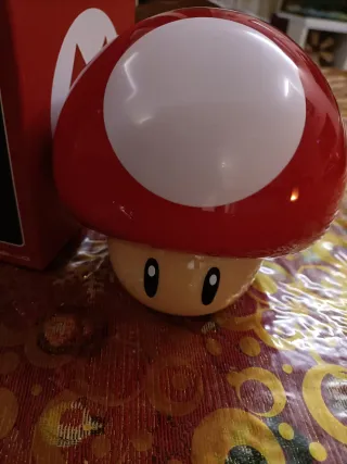 Lampada Fungo Super Mario Nintendo