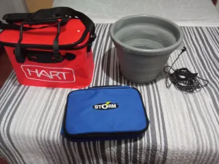Bolsa pesca HART + Cubo plegable + Bolsa STORM