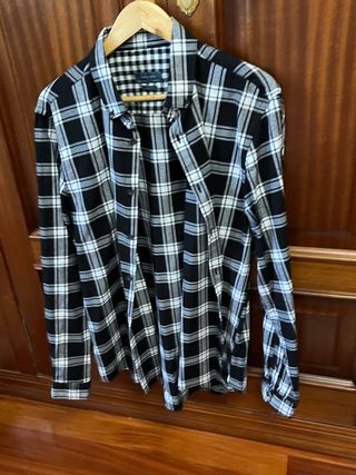 Camisa Zara Cuadros Talla M