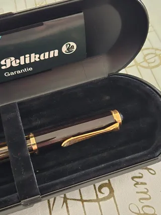 Caneta Pelikan M400 - Brown Tortoiseshell