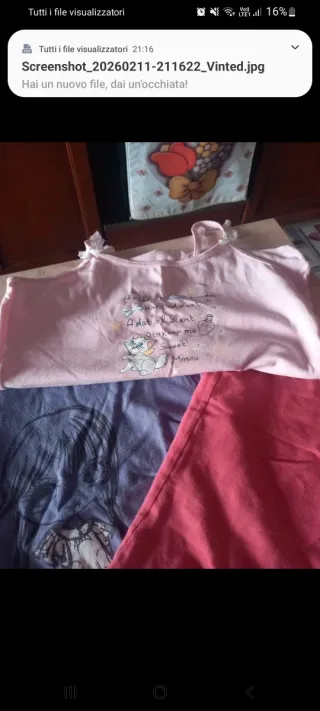 Set abbigliamento bambina Dai2/4anni