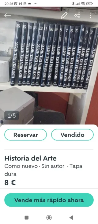 Historia del Arte .16 ,libros..ilustrados