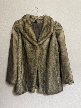 Abrigo pelo sintético vintage