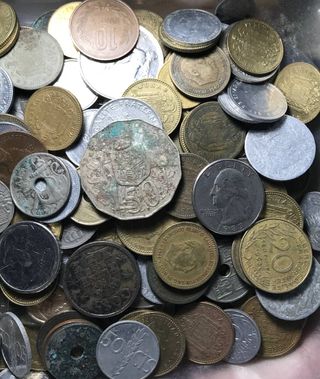 Lote 1kg Moneda Todos Países y Épocas + Regalo