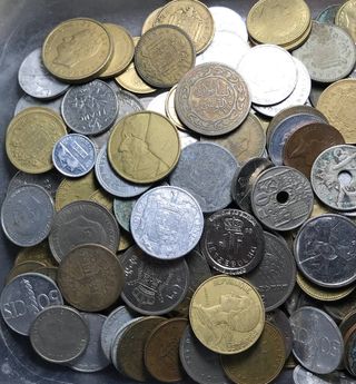 Lote 1kg Moneda Todos Países y Épocas + Regalo
