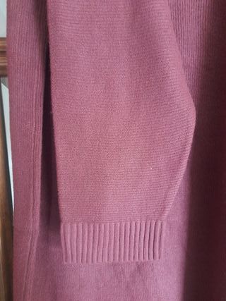 Vestido punto burdeos talla XL