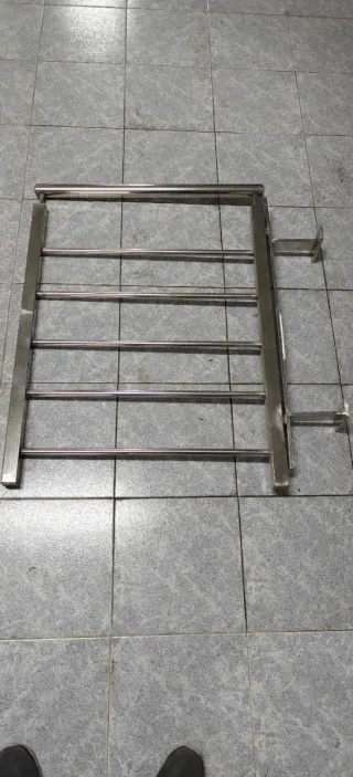 Puerta barrotes acero inoxidable 316