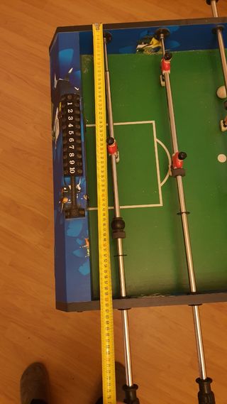 Futbolín, mesa multijuegos
