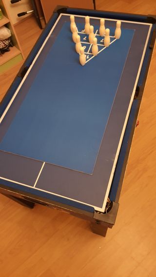 Futbolín, mesa multijuegos