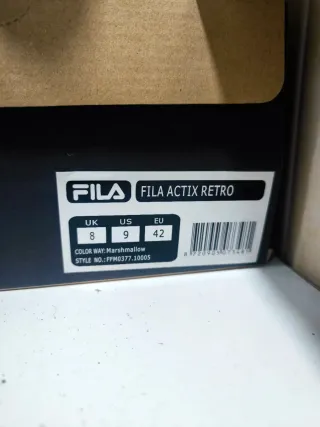 Zapatillas Fila Actix Retro Beige/Blanco