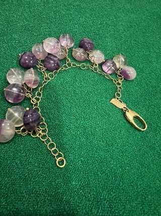 Conjunto Pulsera y Pendientes Piedras Cristal