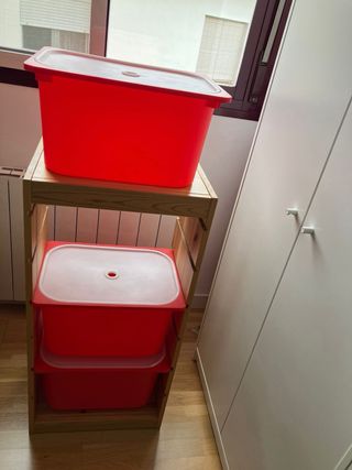 Mueble almacenaje Ikea 3 cajones madera