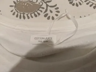 Pijama niña reno blanco y rosa 11-12 años