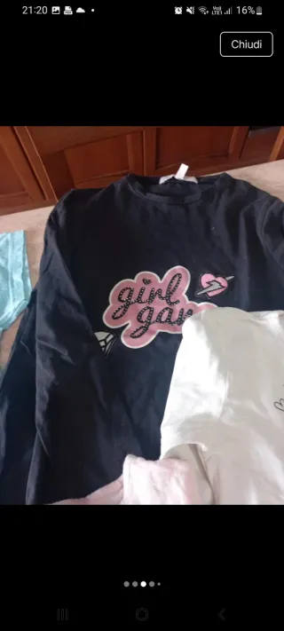 Set 5 magliette bambina