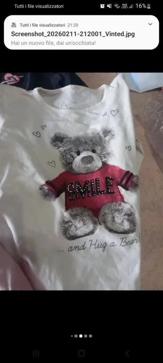 Set 5 magliette bambina