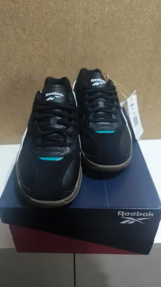 Zapatillas Reebok Hammer Street Negras y Turquesa