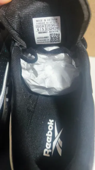 Zapatillas Reebok Hammer Street Negras y Turquesa