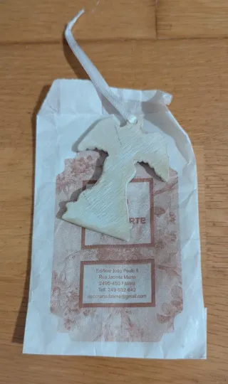 Amuleto Ángel y Bebé de Fátima