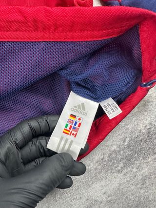 Chaqueta Deportiva Adidas Roja y Azul