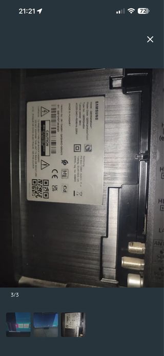 Samsung TV 55 Pantalla Rota