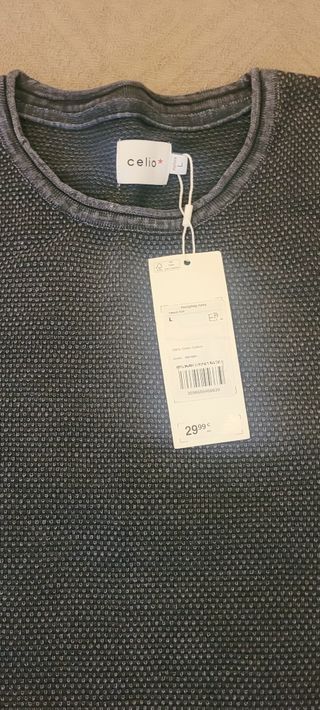 Camisola fina Celio L nova com etiqueta