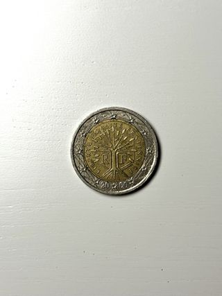 Moneda 2 euros Error Francia 2000