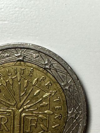 Moneda 2 euros Error Francia 2000