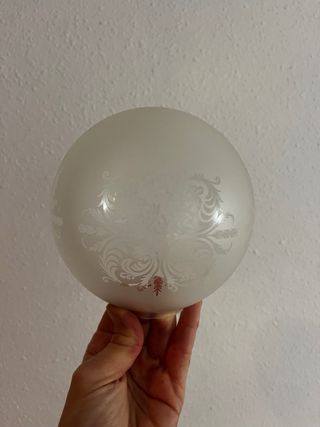 3 tulipas cristal vintage repuesto antiguas