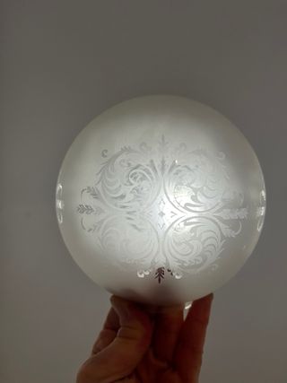 3 tulipas cristal vintage repuesto antiguas