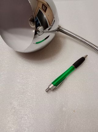 Lampara flexo cromado espejo space age eyeball vin