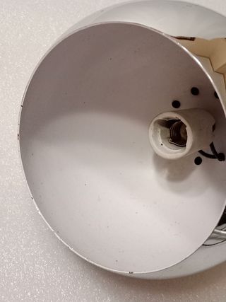 Lampara flexo cromado espejo space age eyeball vin